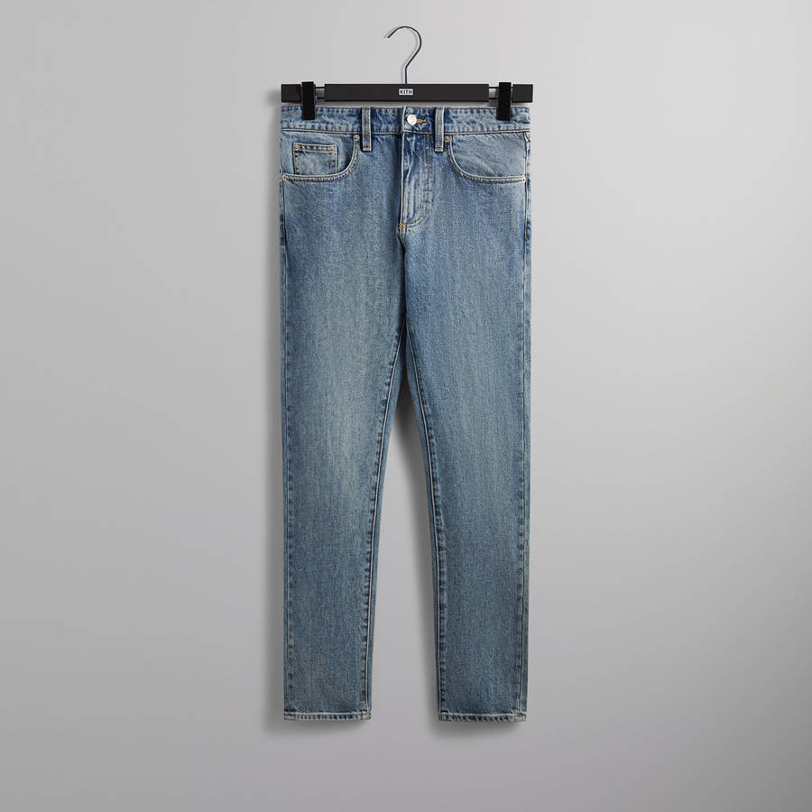 Indigo Men Kith Varick Taper Jeans | 9305-DHNPY