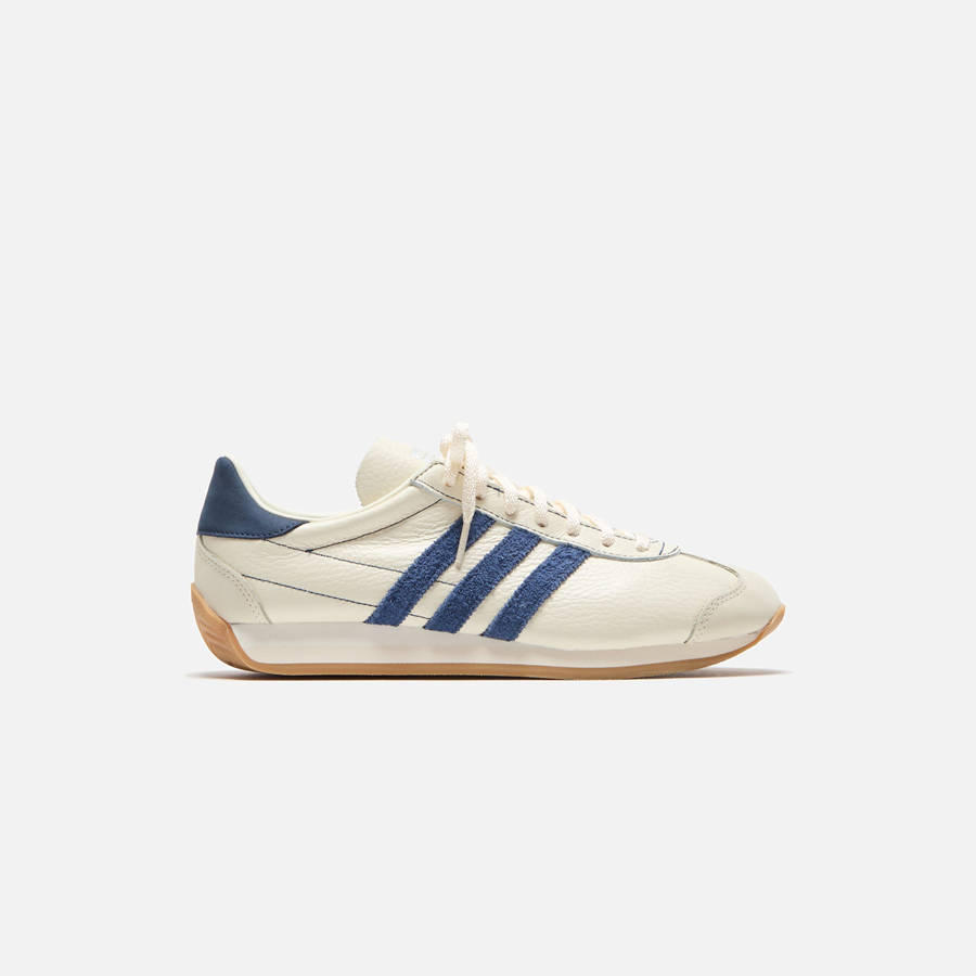 Indigo / White / Silver Women Kith adidas WMNS Country OG Sneakers | 9367-BYEOS