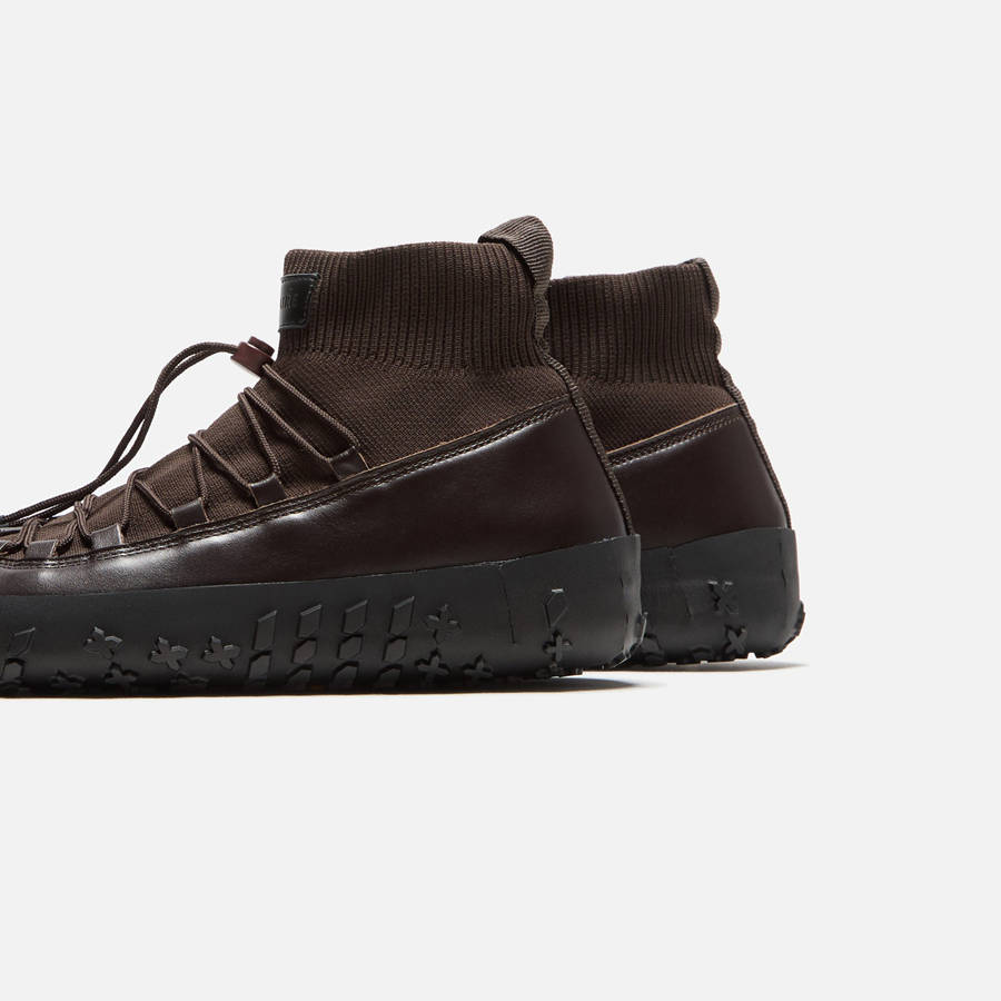 Khaki Brown Men Kith Lemaire Vibram Sneakers | 9045-NMQZS