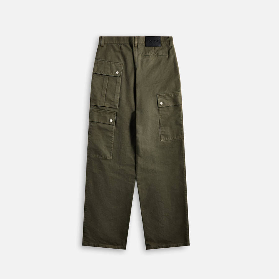 Khaki Green Men Kith Loewe Cargos Pants | 9016-YDLAF