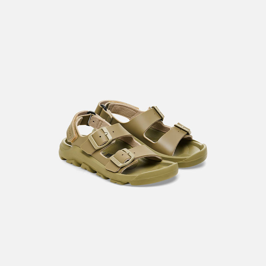Khaki Kids' Kith Birkenstock Mogami Sandals | 1082-KSUYT