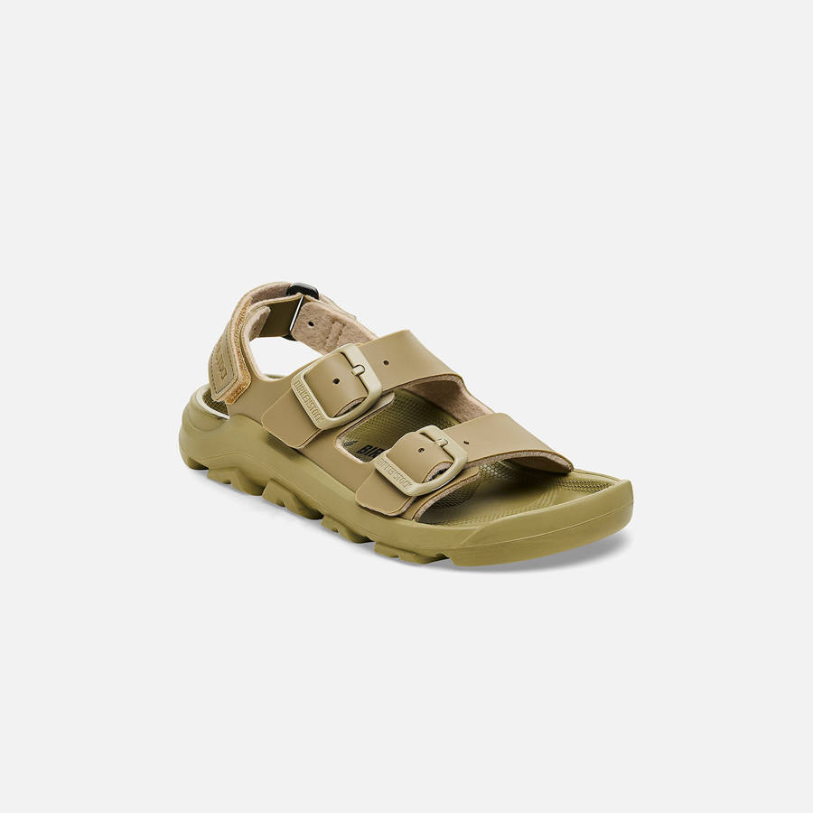 Khaki Kids' Kith Birkenstock Mogami Sandals | 1082-KSUYT