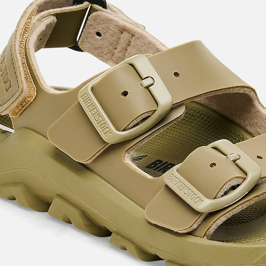 Khaki Kids' Kith Birkenstock Mogami Sandals | 1082-KSUYT