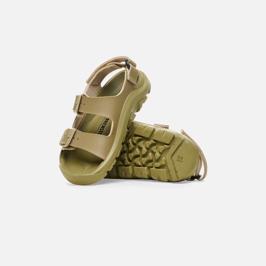 Khaki Kids' Kith Birkenstock Mogami Sandals | 1082-KSUYT