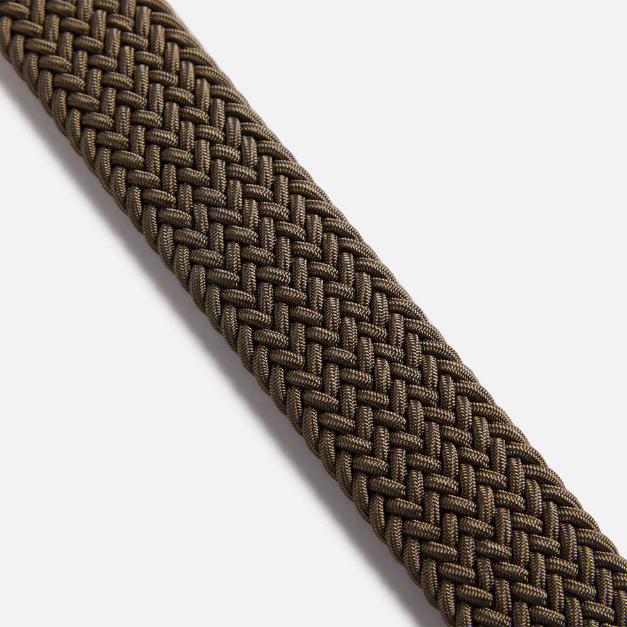Khaki Men Kith Anderson's Classic Stretch Woven Belts | 1678-EIVFS