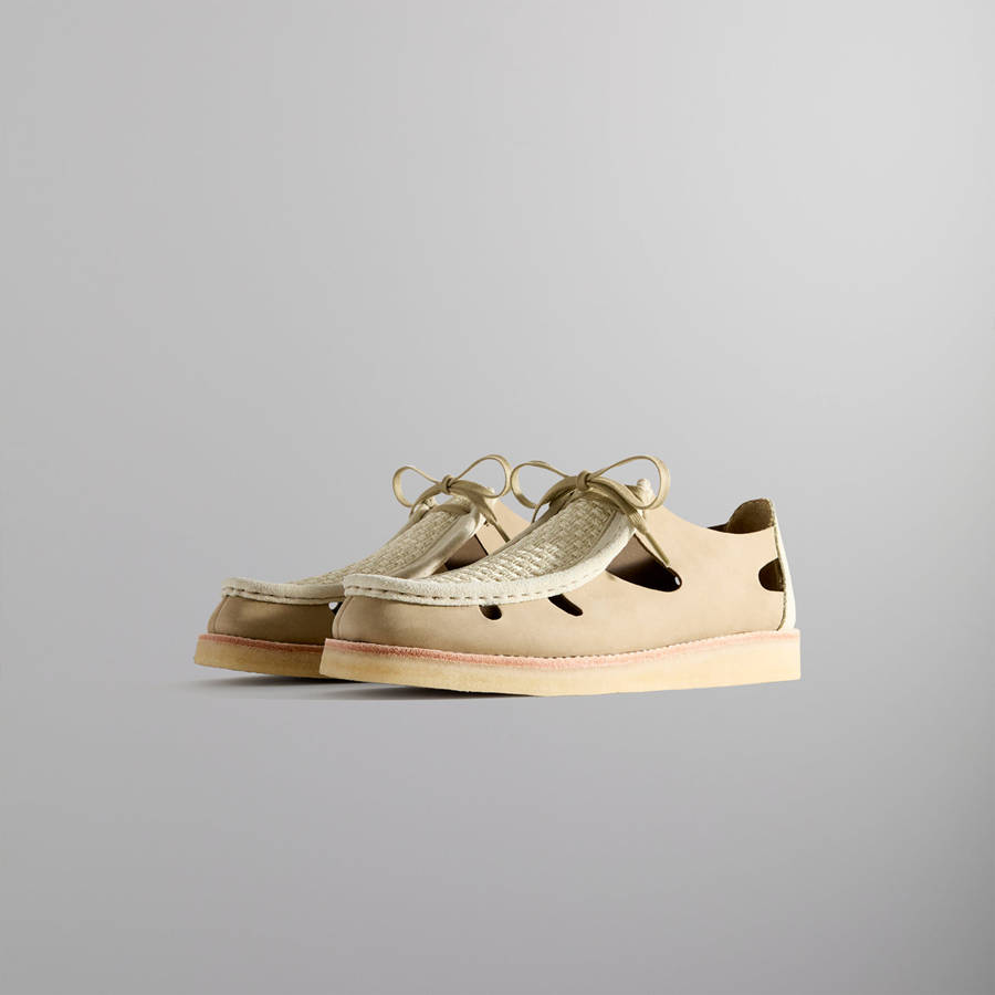 Khaki Women Kith 8th St by Ronnie Fieg for Clarks Originals Brixham Sandals | 7594-OGBZM