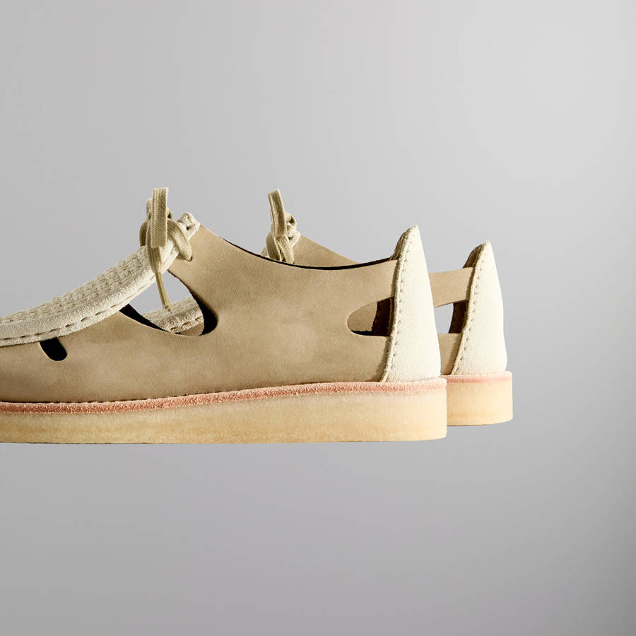Khaki Women Kith 8th St by Ronnie Fieg for Clarks Originals Brixham Sandals | 7594-OGBZM