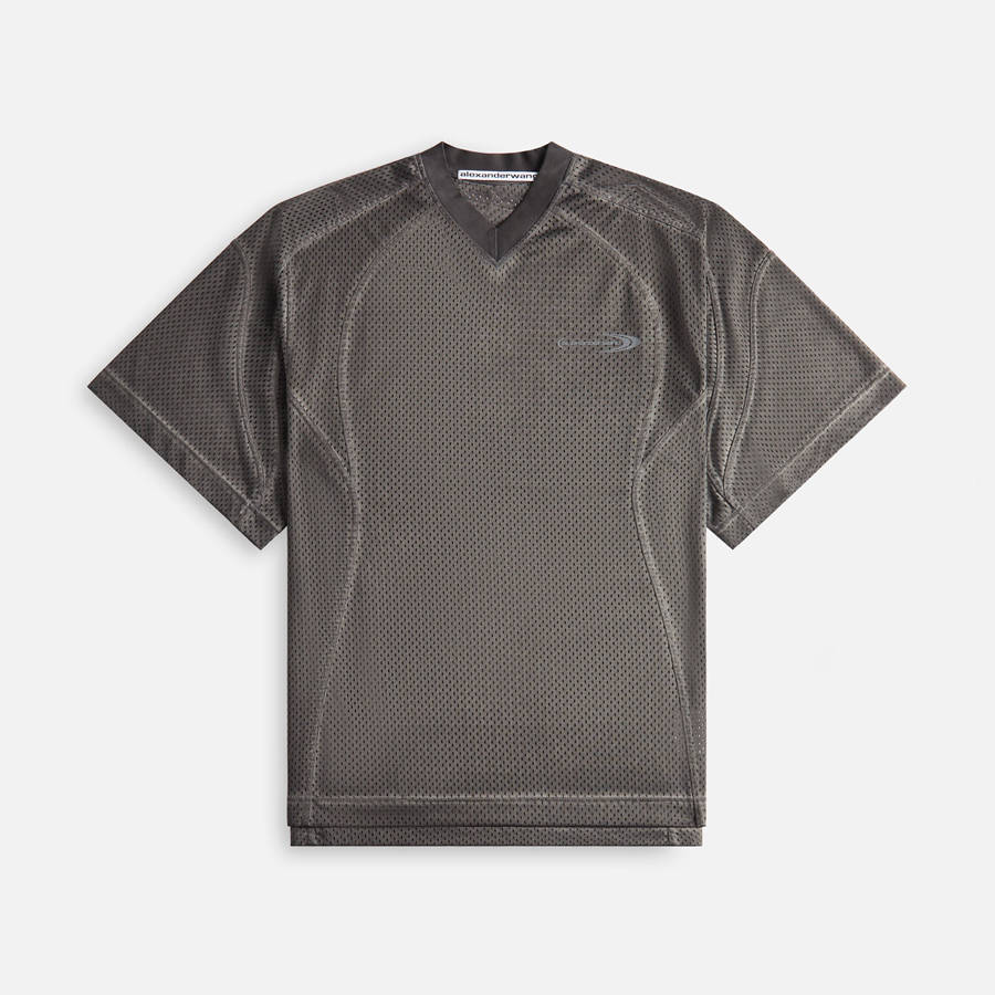Khaki Women Kith T by Alexander Wang Rib Collar Shirts | 8079-YATHC