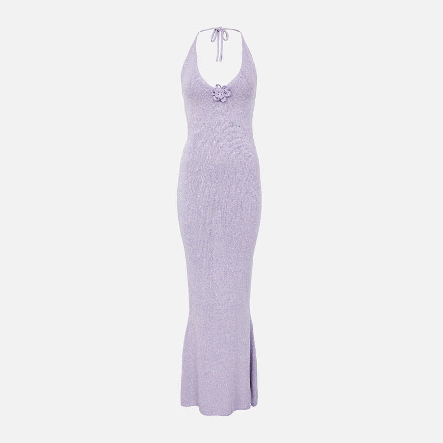 Lavender Women Kith Asta Resort Daphne Dress | 9521-QEOBA