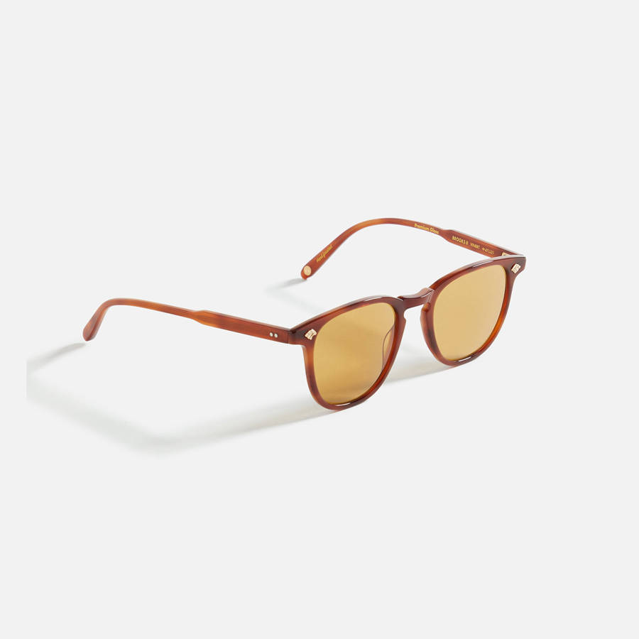 Leopard Men Kith Garrett Leight Brooks II Sun Sunglasses | 5267-HOZSN