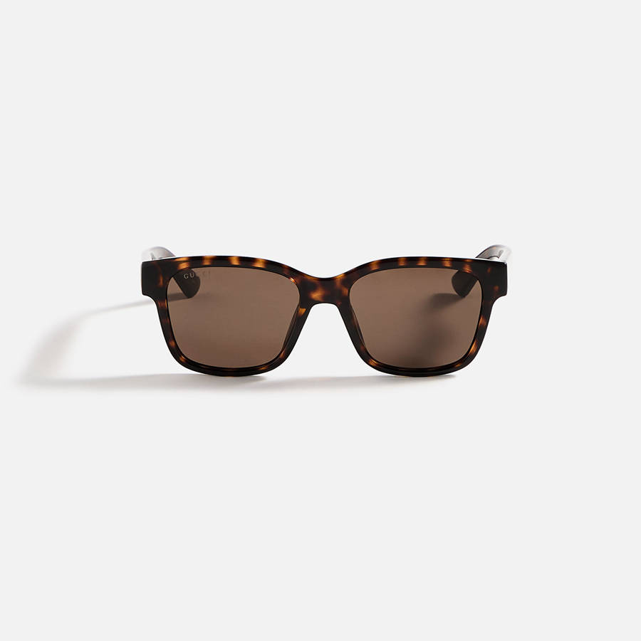 Leopard Men Kith Gucci Square Sunglasses | 5962-UCOAL