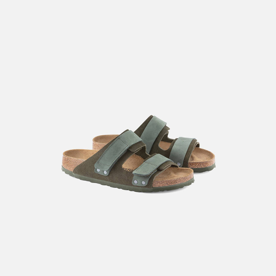 Light Blue Men Kith Birkenstock Uji Sandals | 0763-OMXIH