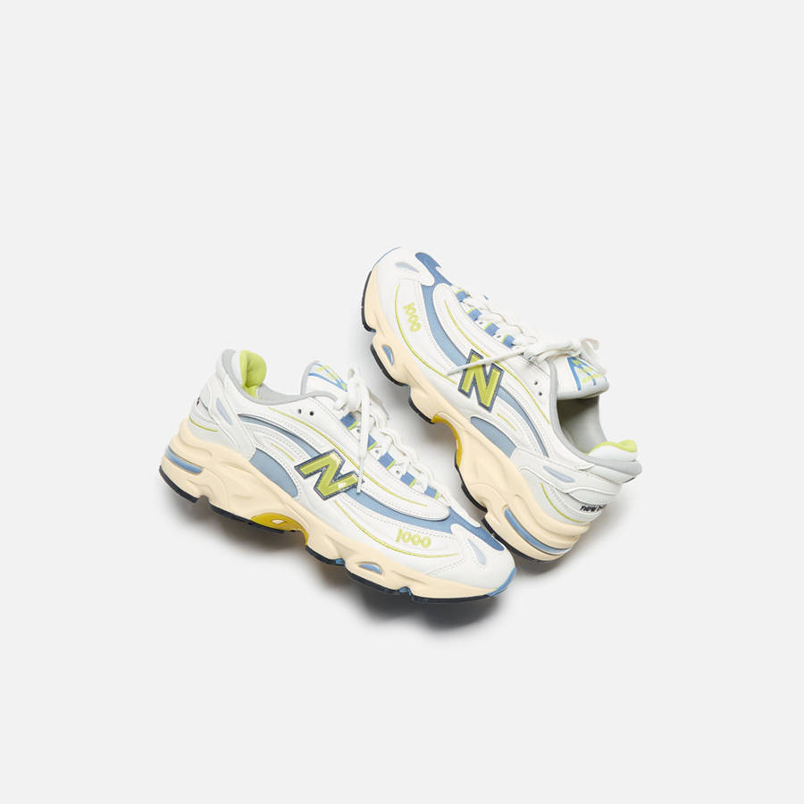 Light Blue Men Kith New Balance M1000 Sneakers | 3904-NCRLZ