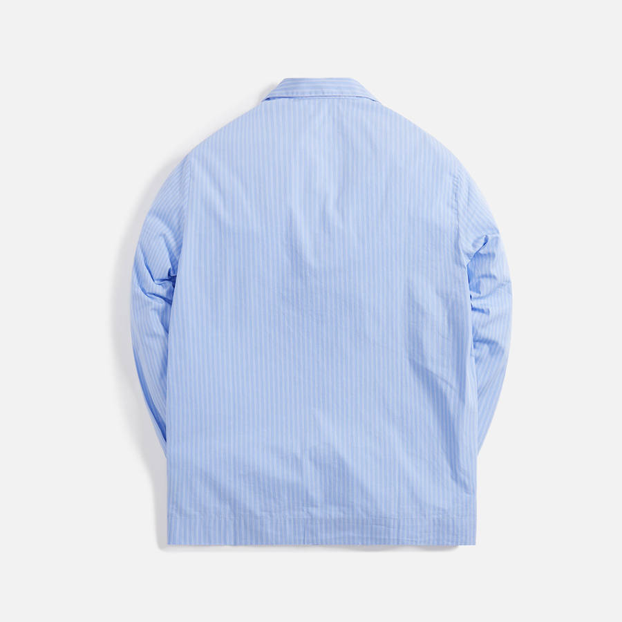 Light Blue Men Kith Tekla Poplin Long Sleeve Pajama Shirt Underwear | 5678-ZAQPE