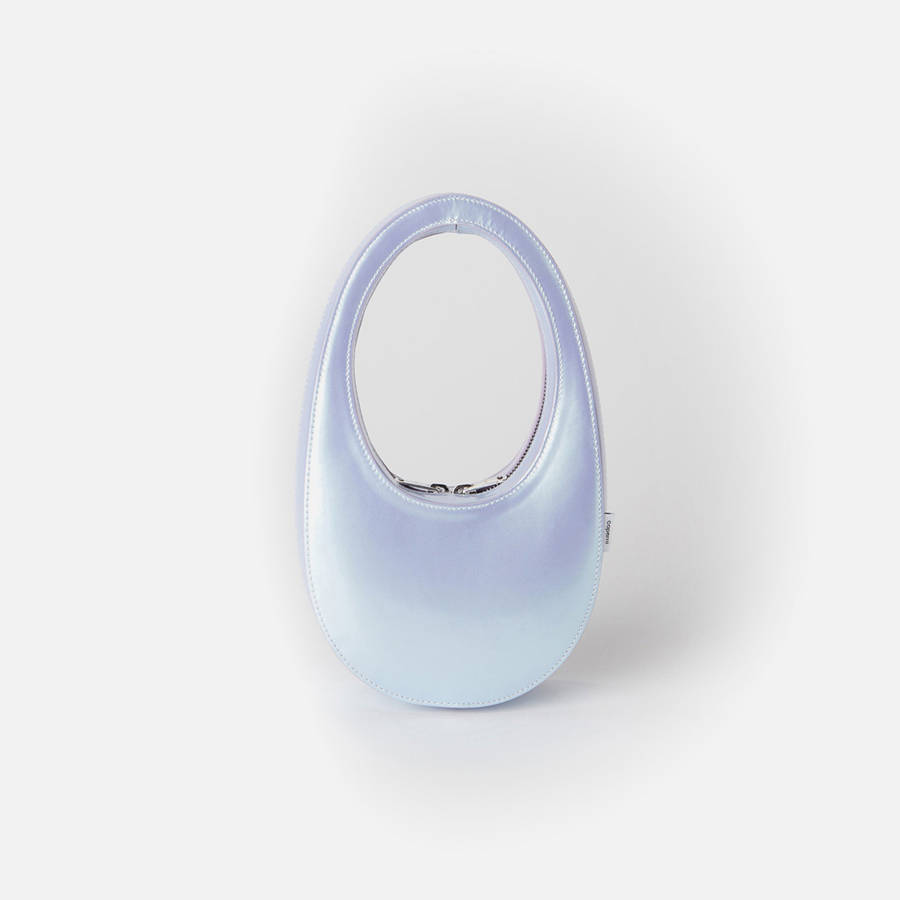 Light Blue Women Kith Coperni Pearlised Mini Swipe Bags | 4863-PBUIO
