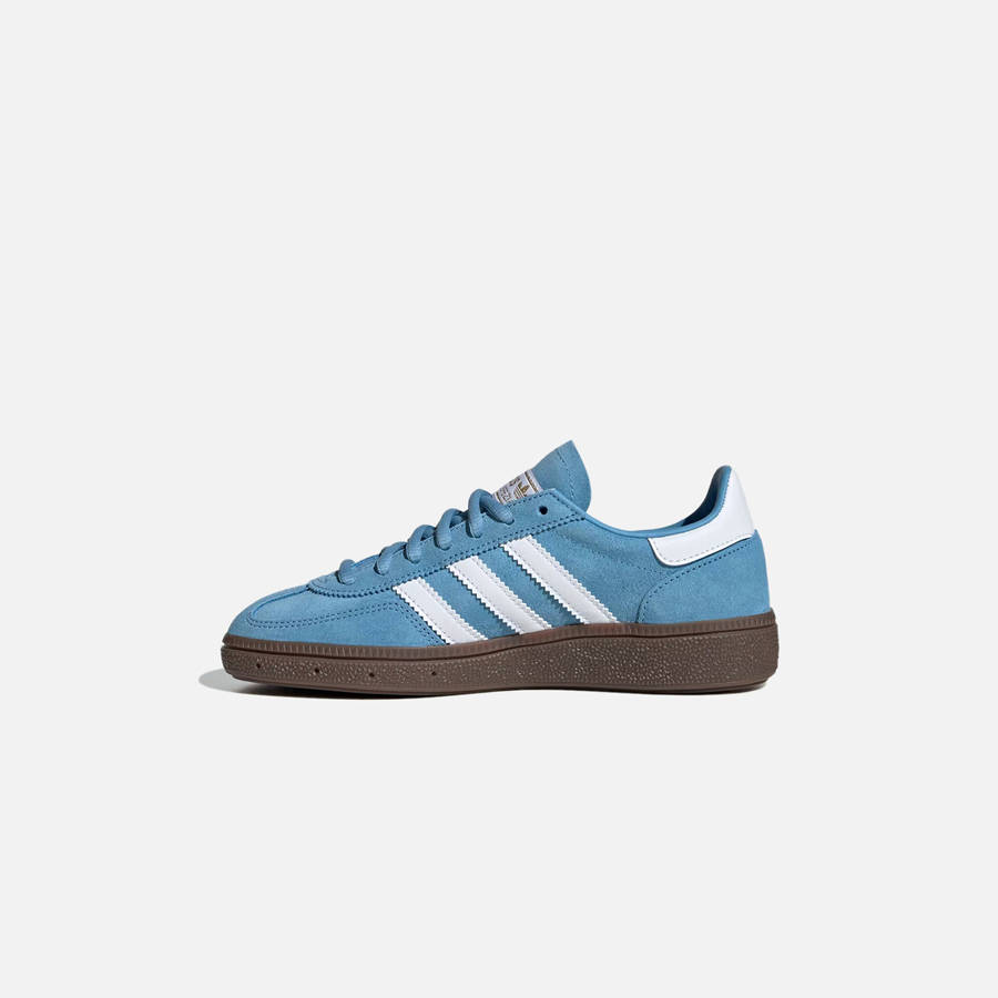 Light Blue / White Men Kith adidas Handball Spezial Sneakers | 0351-HIMEB
