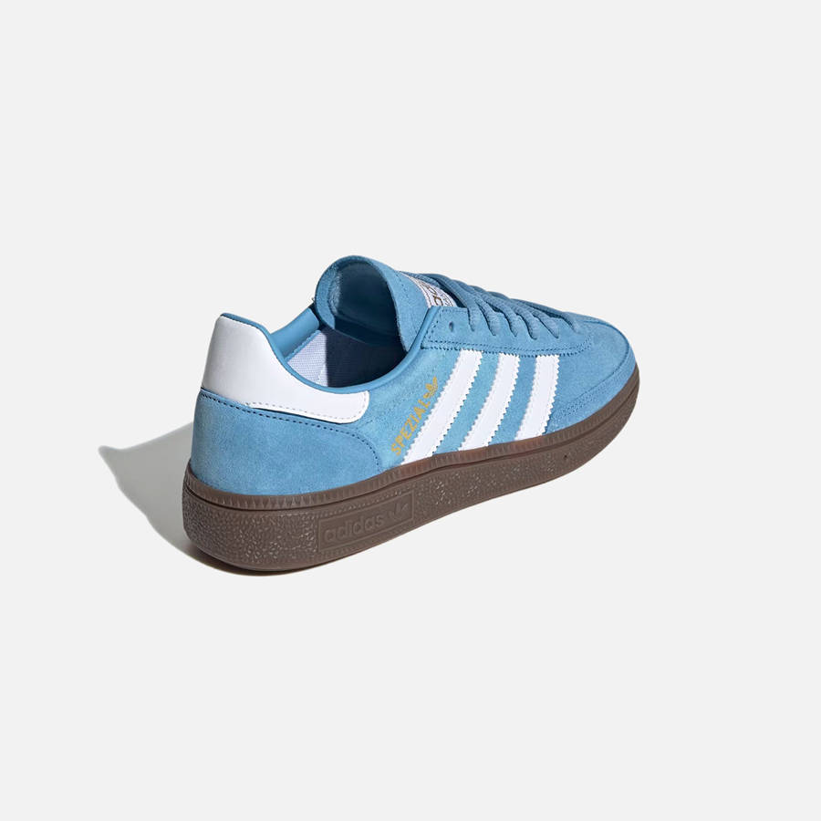 Light Blue / White Men Kith adidas Handball Spezial Sneakers | 0351-HIMEB