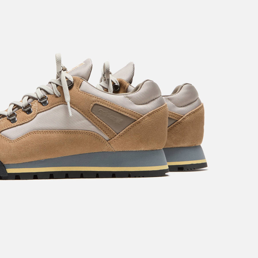 Light Brown / Grey Men Kith adidas x CP Company Helvellyn Spzl Sneakers | 0183-MRCQU