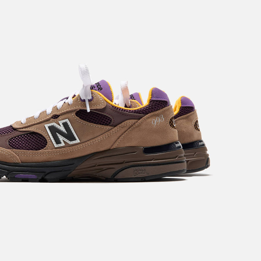 Light Brown / Purple Men Kith New Balance Made in USA 993 Sneakers | 6502-BOMNI