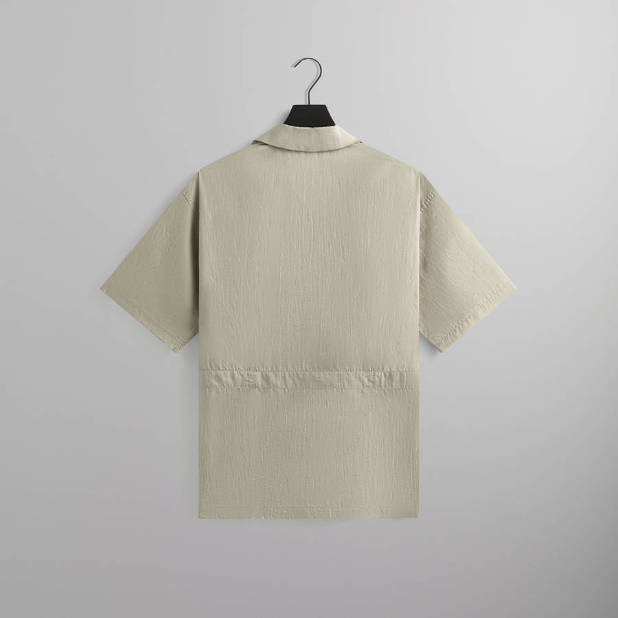 Light Green Men Kith Washed Kaydin Full Zip Shirts | 9281-JYCUW