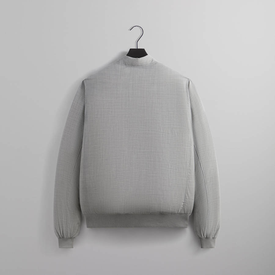 Light Grey Men Kith And Kin Liam Puffed Bomber Jackets | 4637-QMTWC
