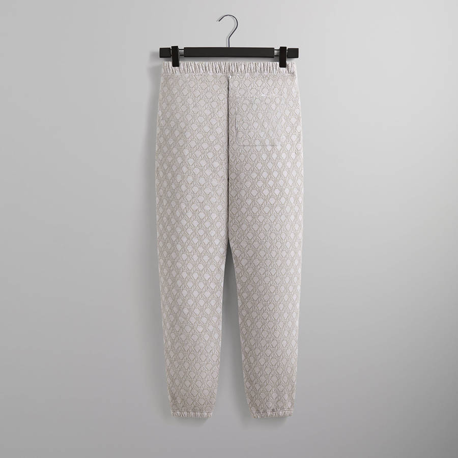 Light Grey Men Kith Bonded Fleece Nelson Sweat Pants | 8732-AIEZD