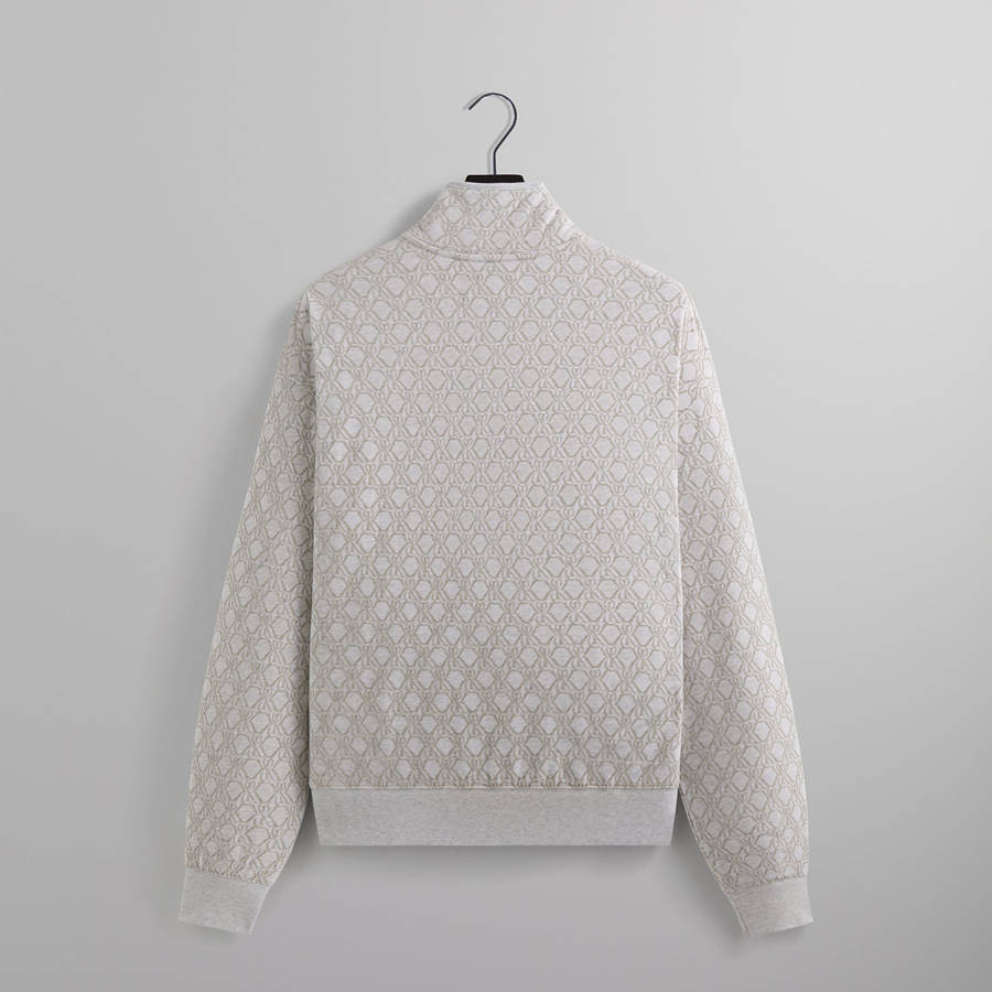 Light Grey Men Kith Bonded Fleece Wyona Full Zip Jackets | 1256-KNORX