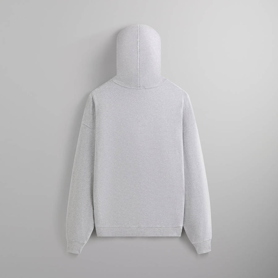 Light Grey Men Kith Compact Knit Williams III Hoodie Sweatshirts | 3150-ZHKLB