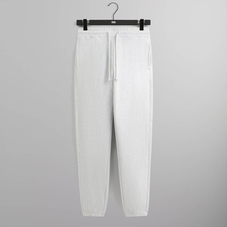 Light Grey Men Kith Compact Knit Williams I Sweat Pants | 2417-QPHCJ