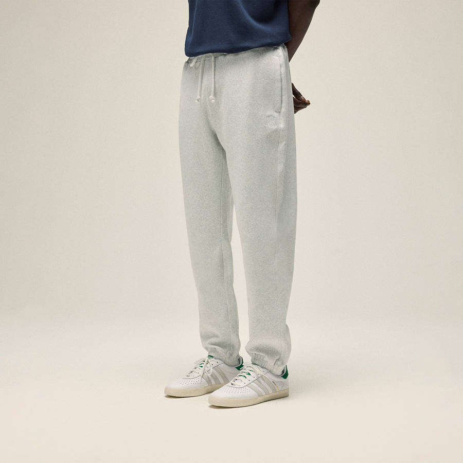 Light Grey Men Kith Compact Knit Williams I Sweat Pants | 2417-QPHCJ