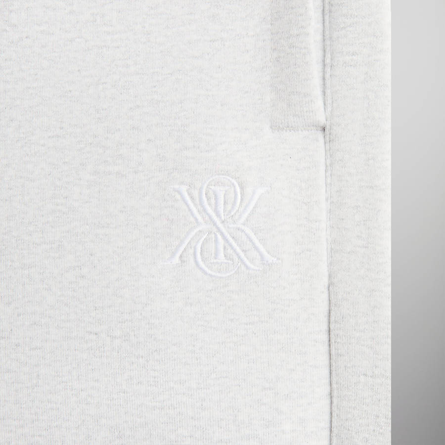 Light Grey Men Kith Compact Knit Williams I Sweat Pants | 2417-QPHCJ