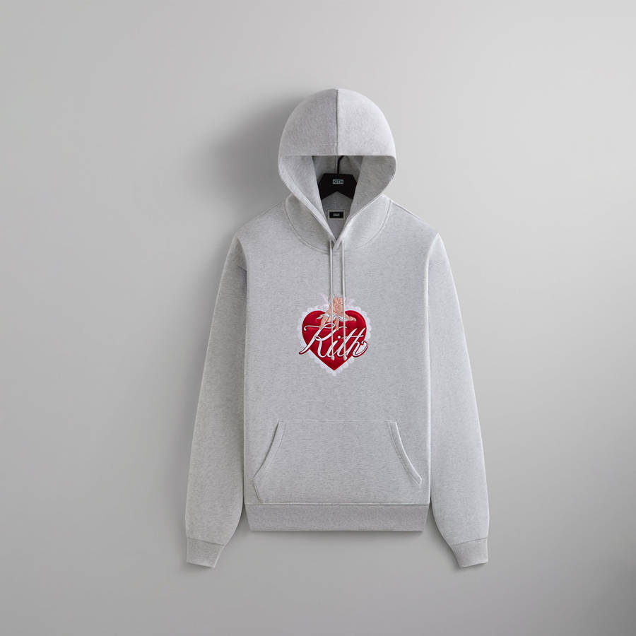 Light Grey Men Kith Cupid V Williams III Hoodie Sweatshirts | 4816-RCATY