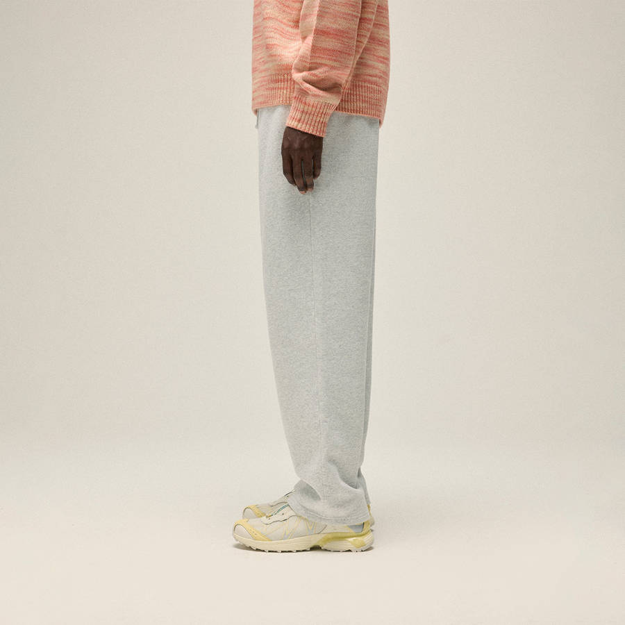Light Grey Men Kith Fleece Bryson Sweat Pants | 1034-QSIJZ