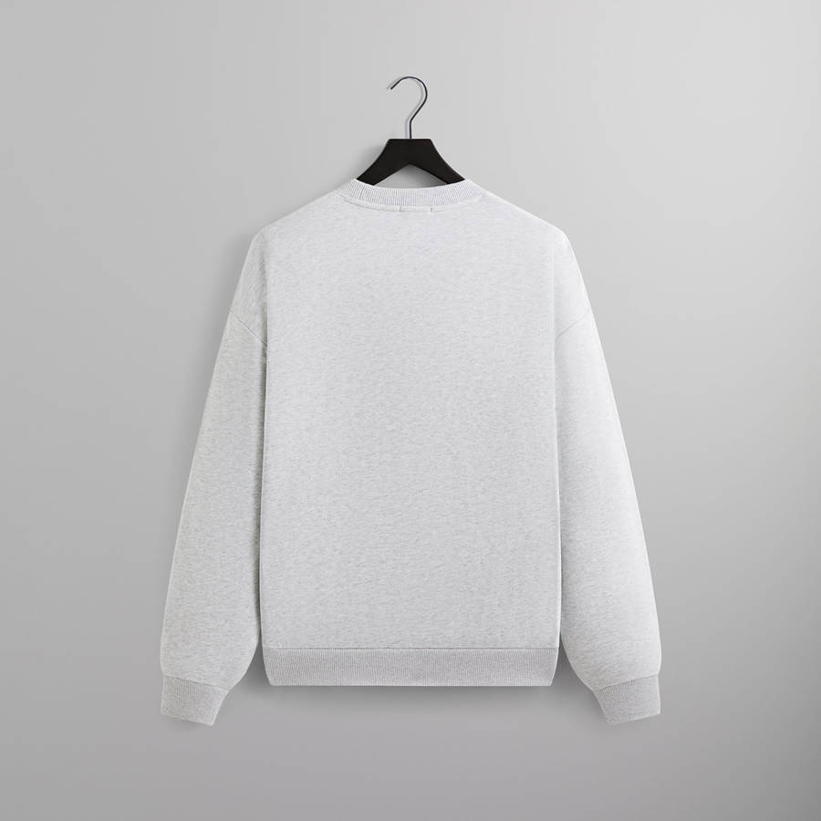 Light Grey Men Kith Flight Logo Nelson Crewneck Sweatshirts | 2086-MLWIV