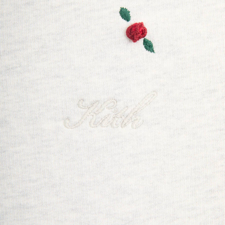 Light Grey Men Kith Floral Ombre Nelson Collared Pullover Sweatshirts | 6059-UCKPS