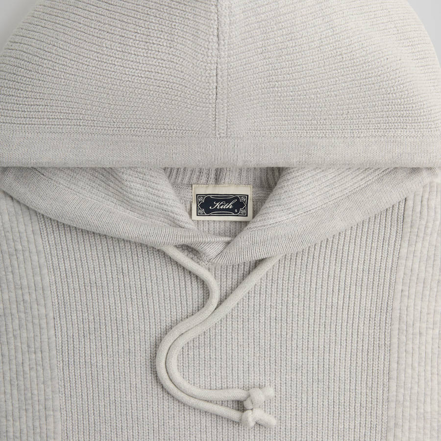 Light Grey Men Kith Jackson Combo Hoodie | 3186-SLOJD