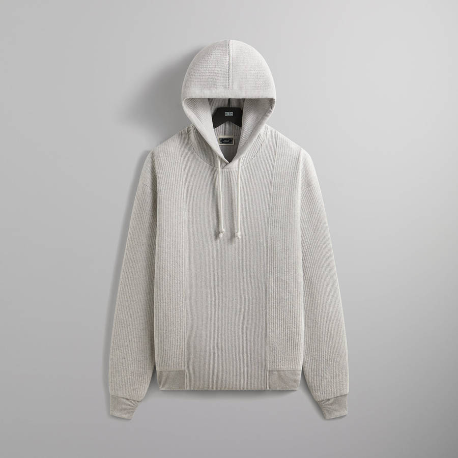 Light Grey Men Kith Jackson Combo Hoodie | 3186-SLOJD