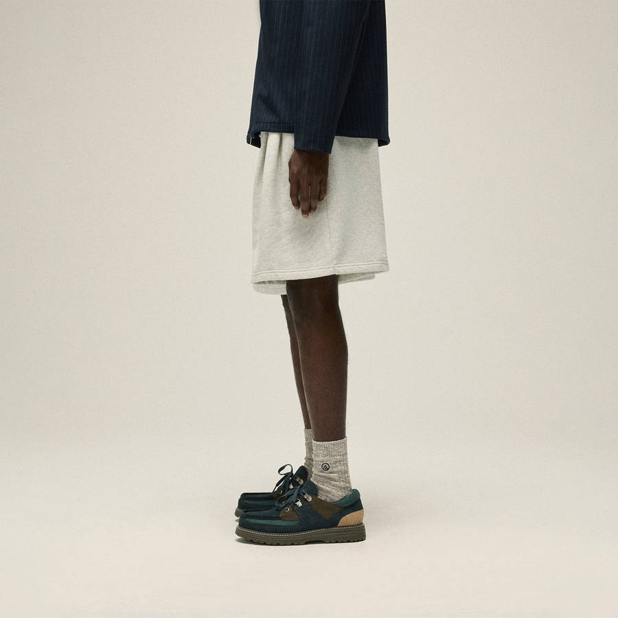 Light Grey Men Kith Kylan Sweat Shorts | 9208-ZCGUL