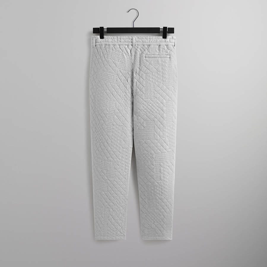 Light Grey Men Kith Mixed Stitch Interlock Garrison Pants | 5941-VUMZG