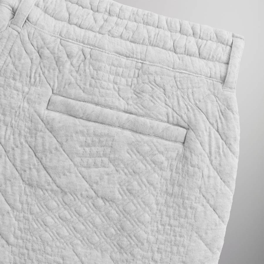 Light Grey Men Kith Mixed Stitch Interlock Garrison Pants | 5941-VUMZG