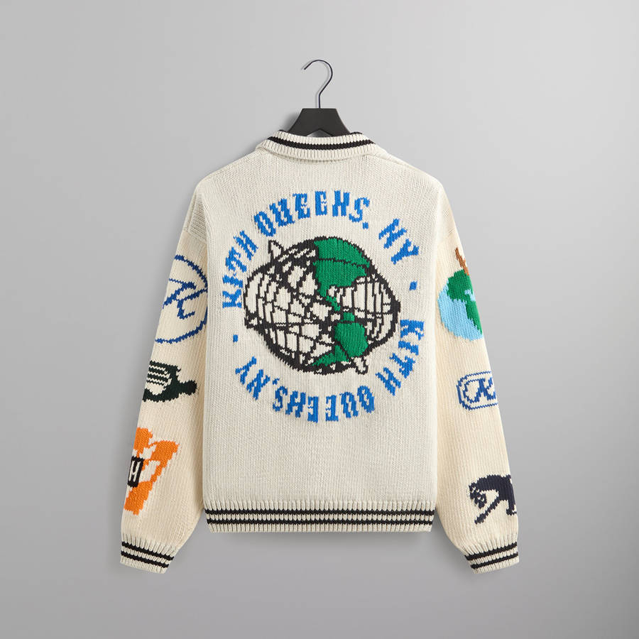 Light Grey Men Kith Nelson Rugby Sweater Shirts | 5184-IDQBU