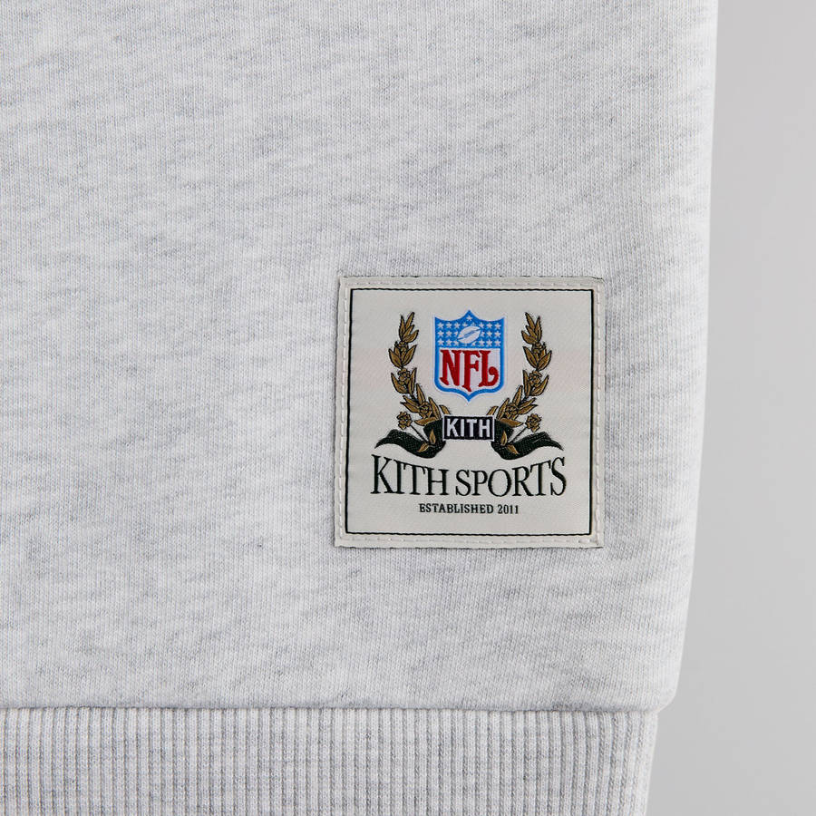 Light Grey Men Kith and '47 for the NFL: Jets Nelson Crewneck Sweatshirts | 9803-QYJAG