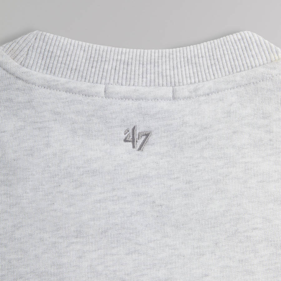 Light Grey Men Kith and '47 for the NFL: Raiders Nelson Crewneck Sweatshirts | 5019-GVKSB