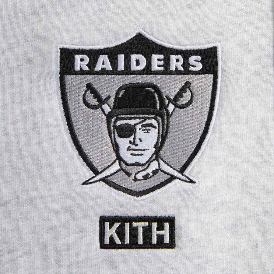 Light Grey Men Kith and '47 for the NFL: Raiders Nelson Sweat Pants | 8375-SJLOF