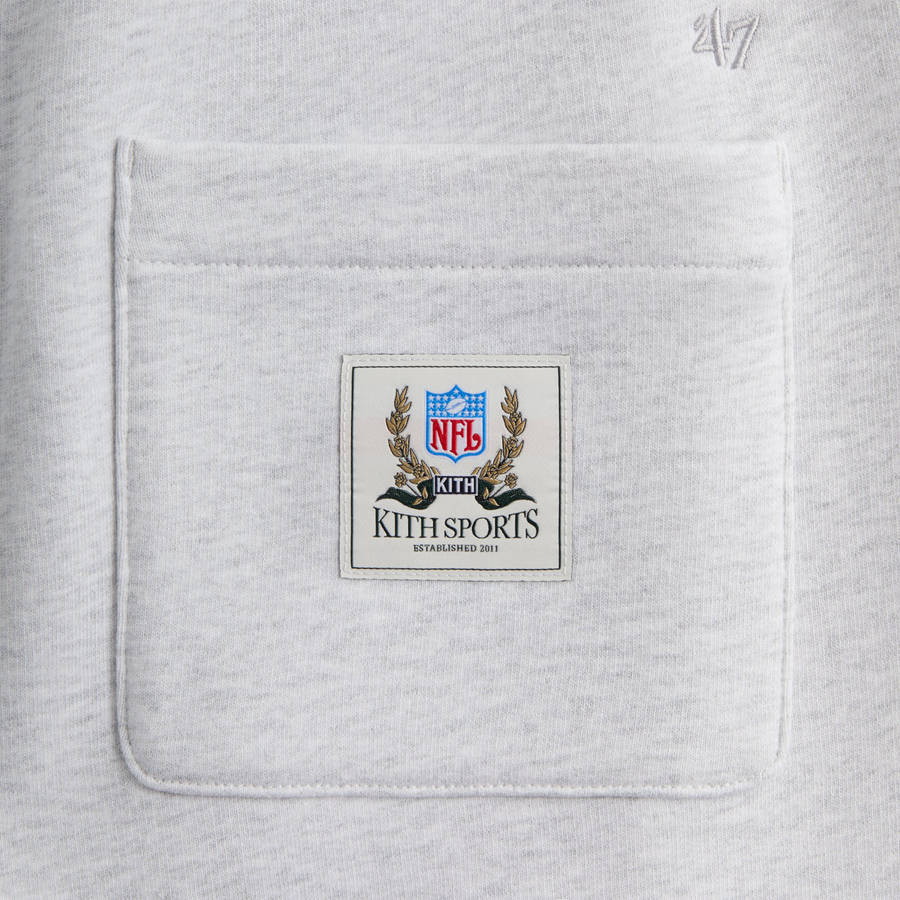 Light Grey Men Kith and '47 for the NFL: Raiders Nelson Sweat Pants | 8375-SJLOF