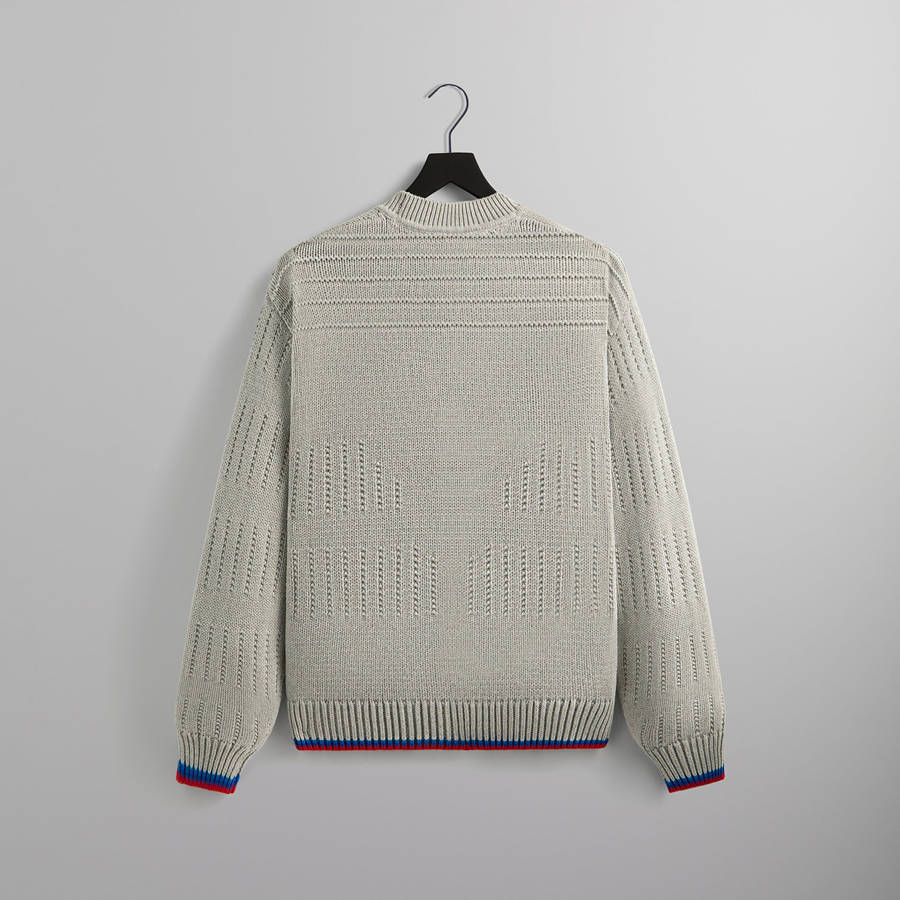 Light Grey Men Kith for BMW Sven Crewneck Sweater Sweatshirts | 2183-JRGBH