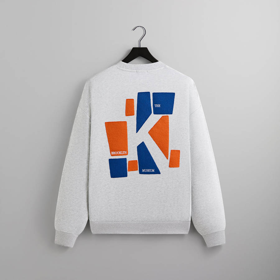 Light Grey Men Kith for the Brooklyn Museum Exhibit Nelson Crewneck Sweatshirts | 2879-TAUEM