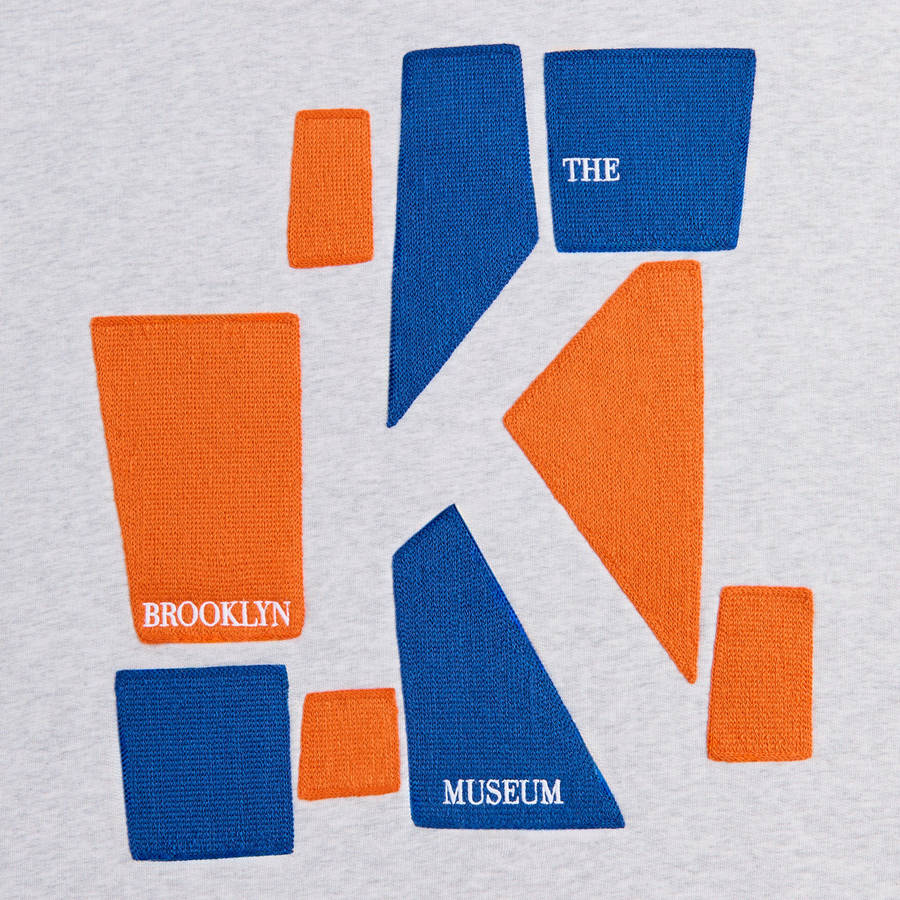 Light Grey Men Kith for the Brooklyn Museum Exhibit Nelson Crewneck Sweatshirts | 2879-TAUEM