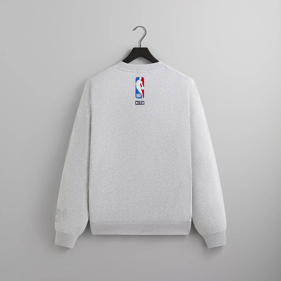 Light Grey Men Kith for the New York Knicks Classic Vintage Nelson Crewneck Sweatshirts | 6073-GUVKW