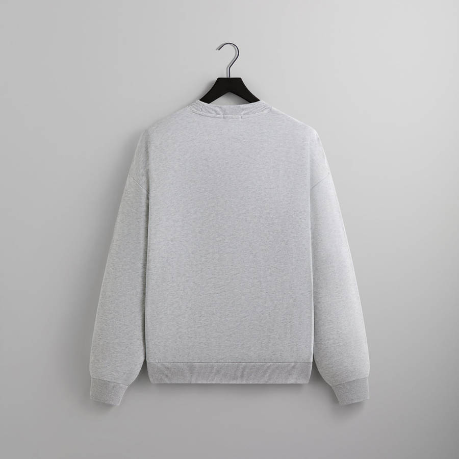 Light Grey Men Kith for the New York Knicks Laurel Vintage Nelson Crewneck Sweatshirts | 7431-VYMPG